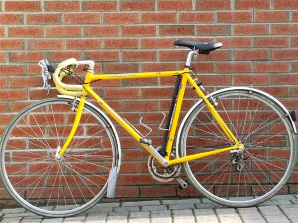 Cycling. 2007. Yellow Bike. 1.JPG