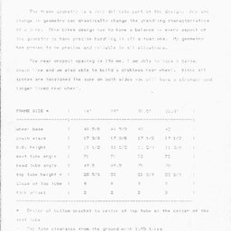 1987 Steve Potts Catalogue/Price List