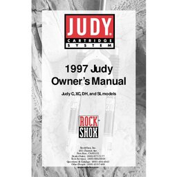 1997 Rock Shox Judy Owners Manual