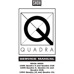Rock Shox Quadra Service Manual