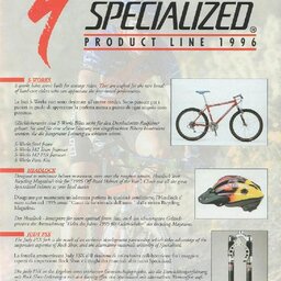 1996 Specialized Catalogue