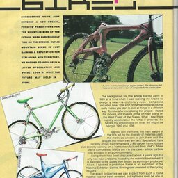 1990 Mountain Biker Future Bikes Article