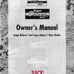 Rock Shox Deluxe Owners Manual