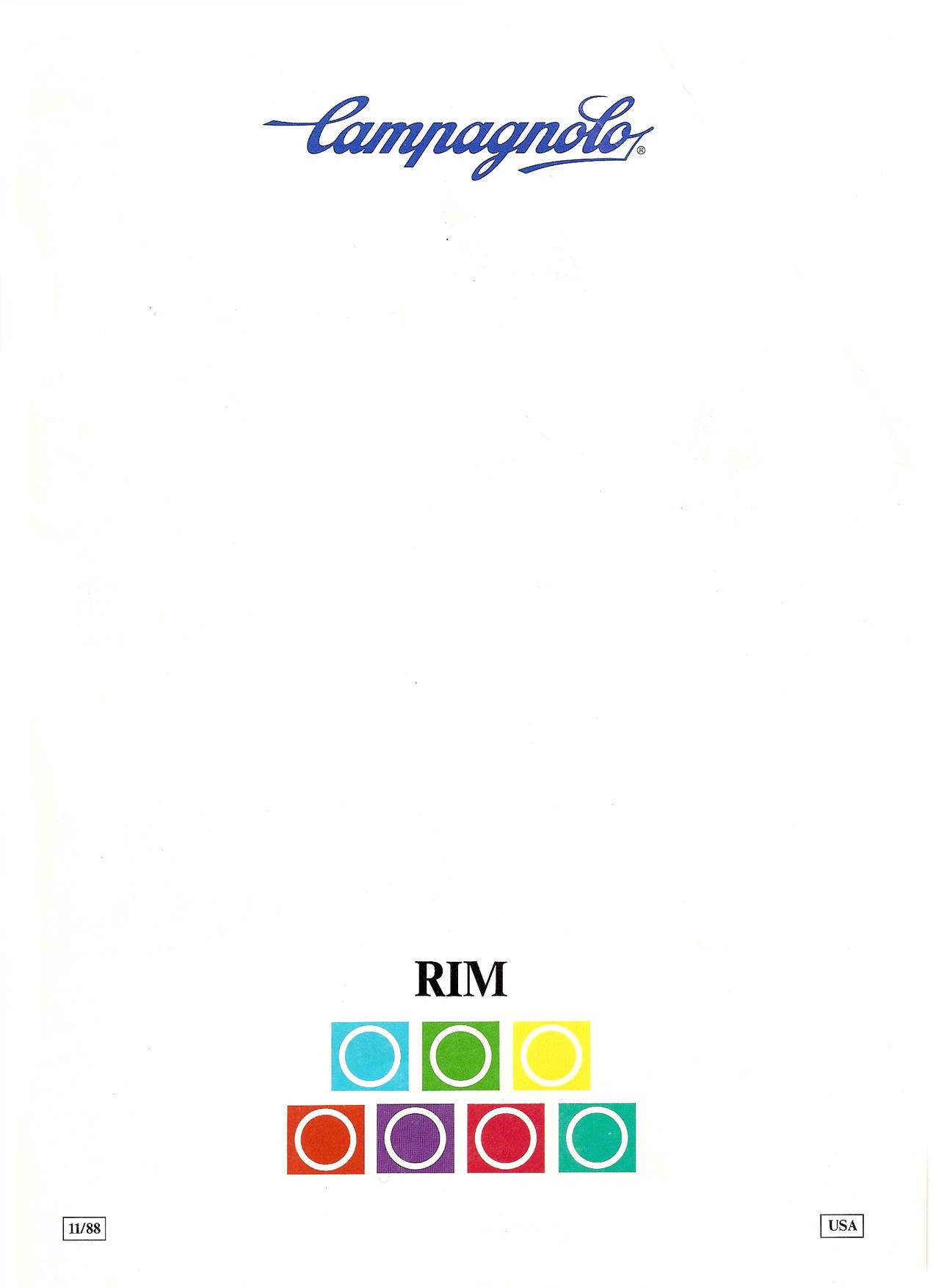 campagnolo rims catalogue