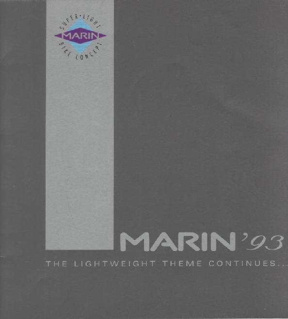 Marin Catalogue 1993