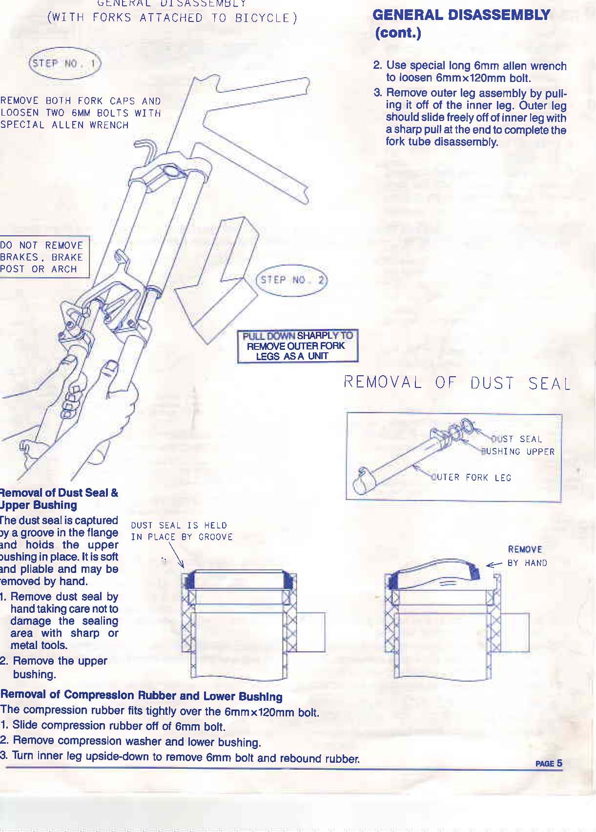 Page 5 - General Disassembly cont.