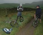 Guvnor punctures for third time...