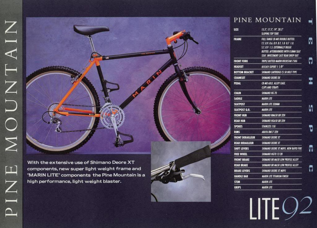 Pine Mountain | Marin Catalogue 1992 