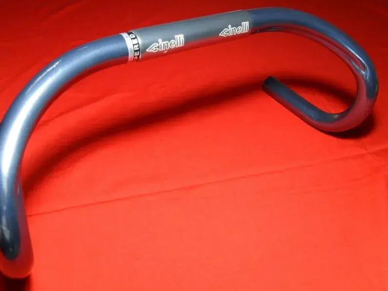 Guidon De Route Vintage 64 Giro D'Italia 440Mm Argent