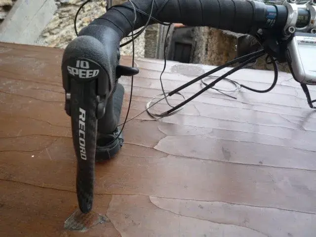 I'm selling a beautiful Campagnolo Record 10-speed Titanium groupset
