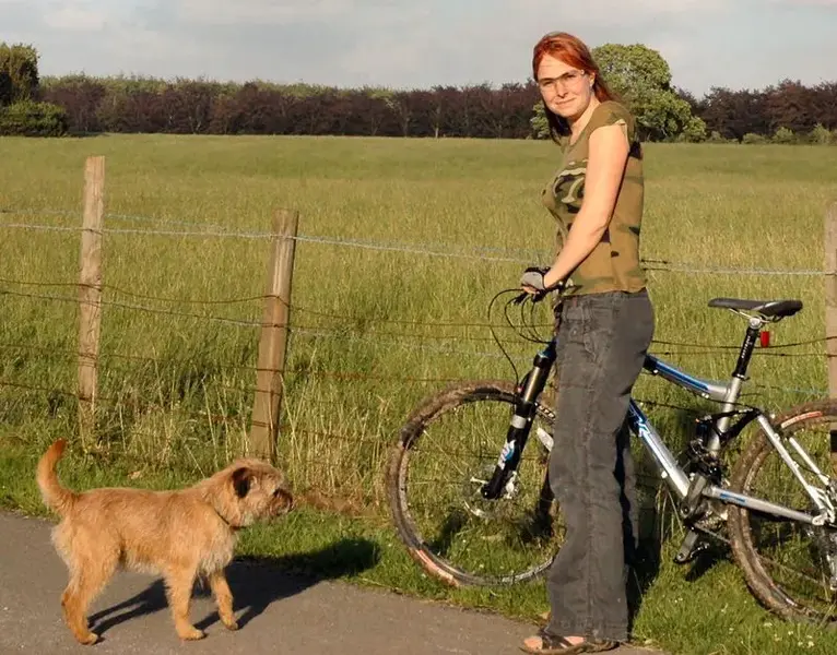 gorgeous and clever on a bike.webp