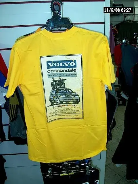 T-shirt Cannondale Volvo cannondale Yel R.webp