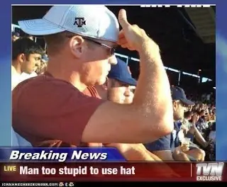 Man too stupid to use hat.webp
