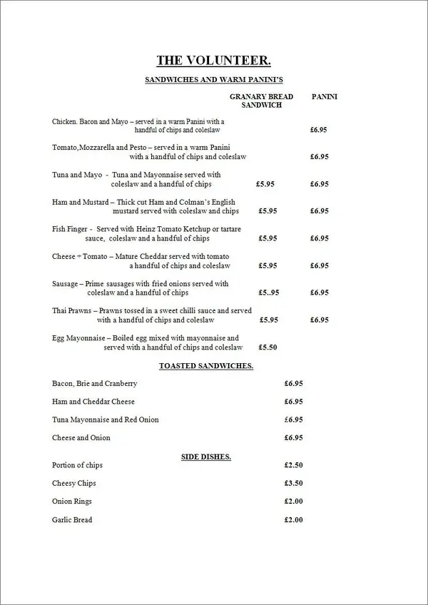 Volunteer Sandwich Menu for Retrobike.webp