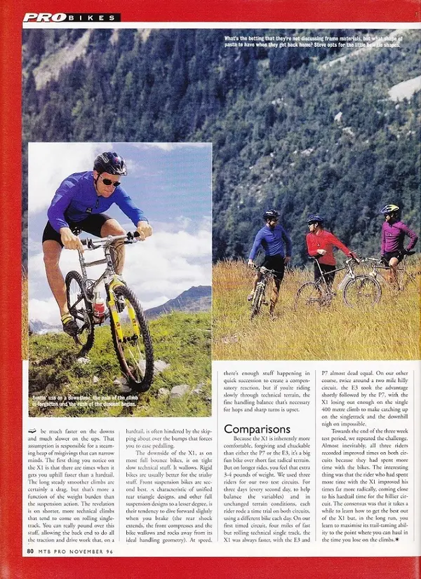 Orange bikes review 9 - Nov 1996.webp