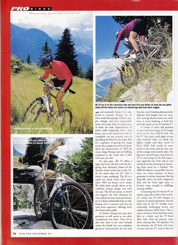 Orange bikes review 7 - Nov 1996.webp