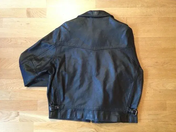 Syncros Leather Jacket back view.webp