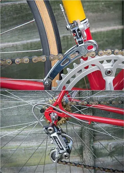Raleigh Team Pro 753 Front and Rear Mech.webp