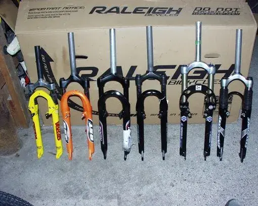 Various Suspension Forks.webp