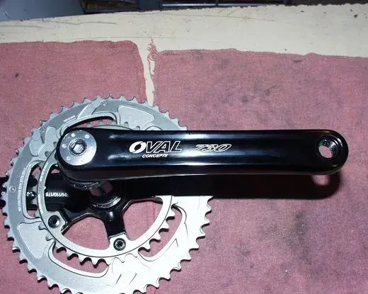 Oval Concepts 730 Double Road Crank Side Profile.webp