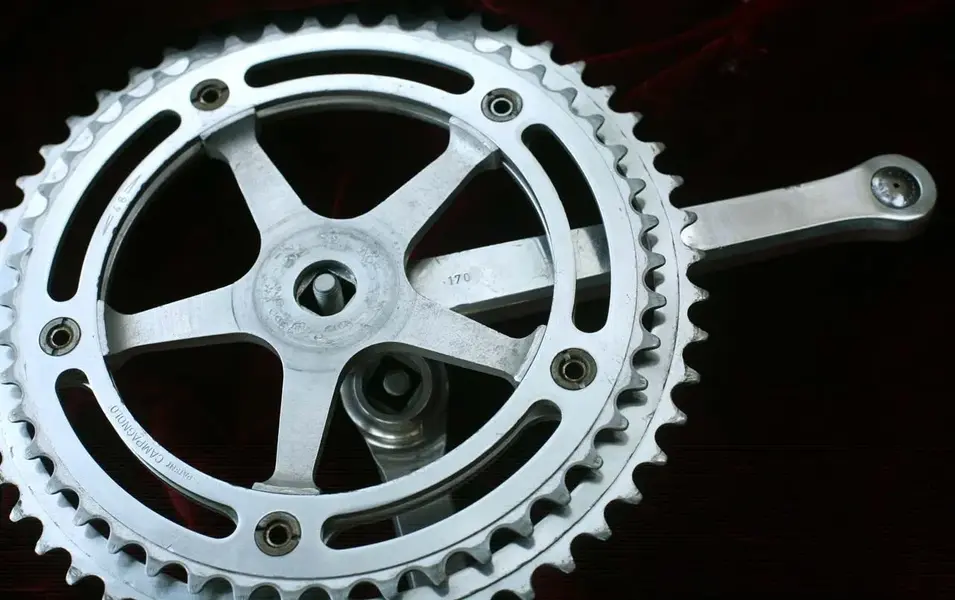 First Generation Campagnolo Crankset 1958 3 web.webp