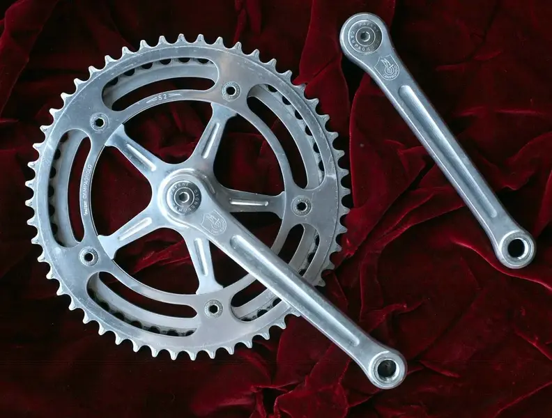 First Generation Campagnolo Crankset 1958 1 web.webp