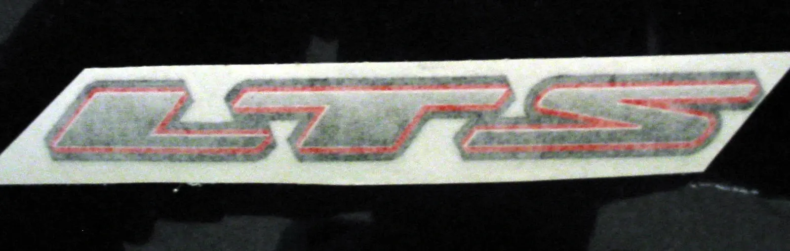 2 off GT LTS 1000 DS top tube red-black-white 125mm X 15mm.webp