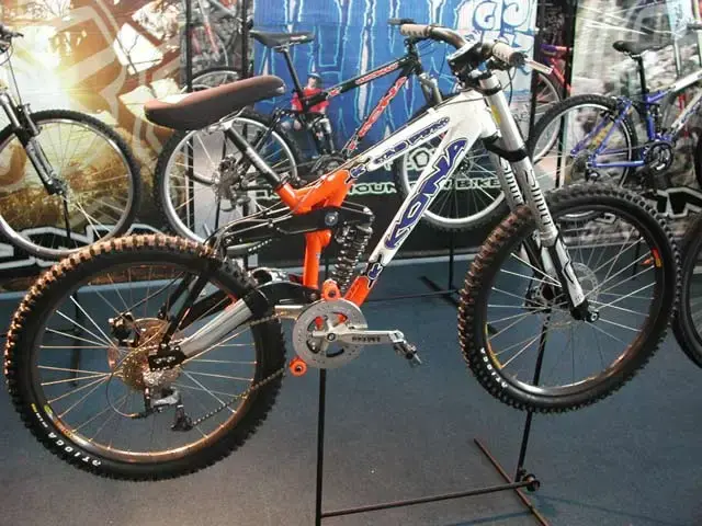 Downhill bikes please GT dhi 2001 and Kona Stab Primo 2002