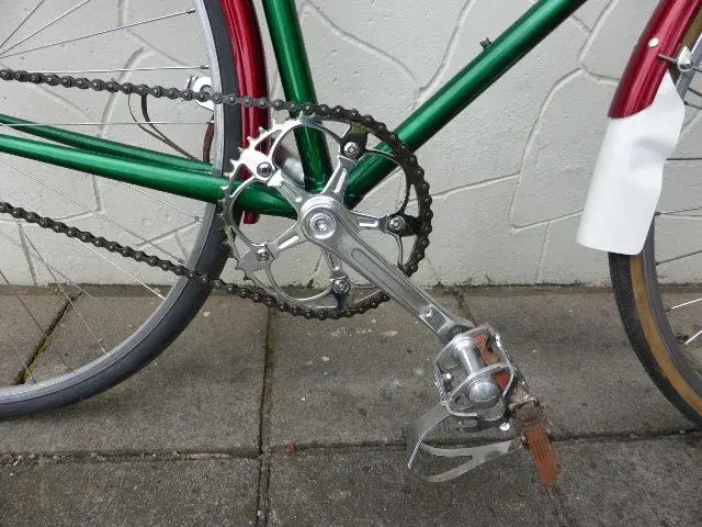 Brick Lane Bikes single speed chainset on Freddie Grubb.webp