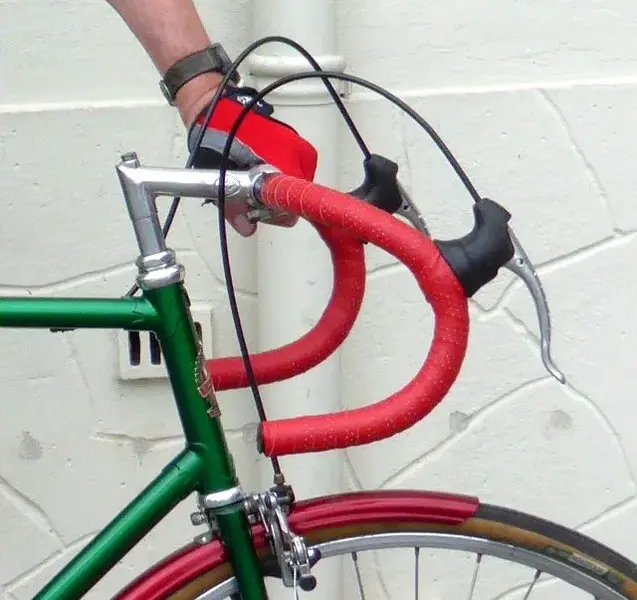 Track handlebars on Freddie Grubb fixie.webp