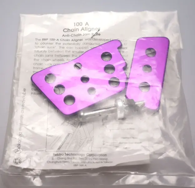 RBP 100A Anti-Chain Jam Plate purple NOS NIB.webp