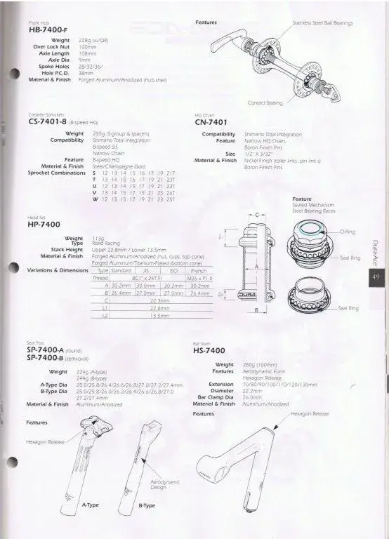 dura ace 7400 headset.webp