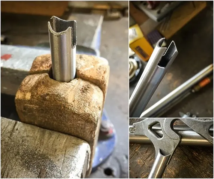 Dave Yates Frame Building Course Day 1 Sub Assembly Slotted and Curved Ends.webp