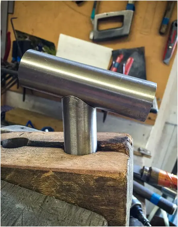 Dave Yates Frame Building Course Day 1 Sub Assembly Cutting and Filing Top Tube Angle.webp
