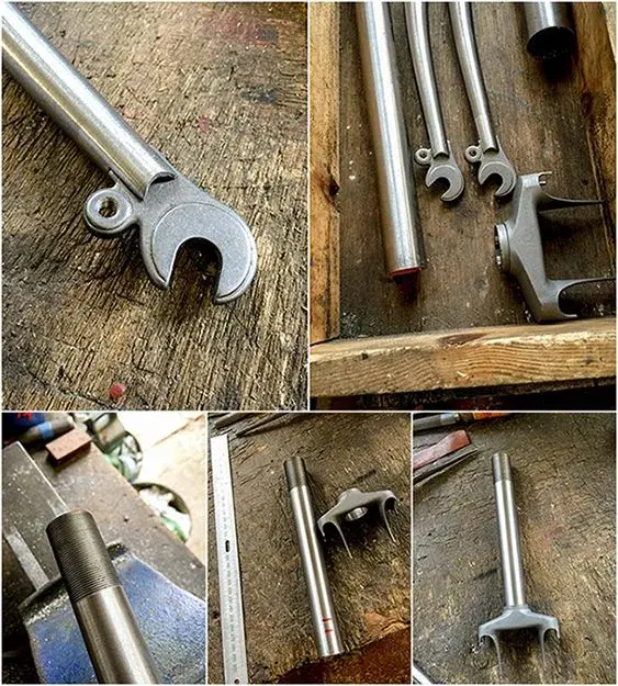 Dave Yates Frame Building Course Day 3 Starting to Build Forks 2.webp