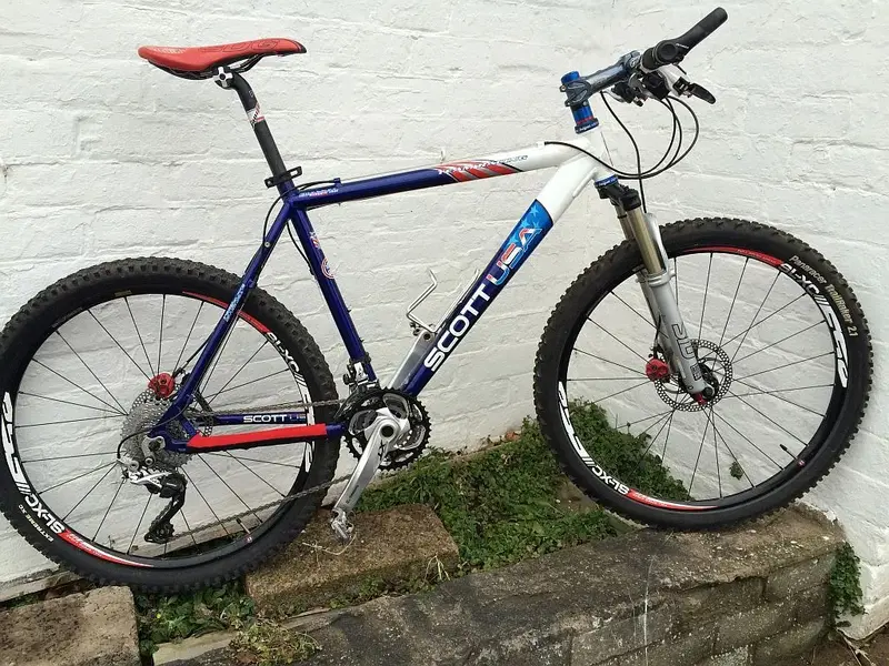 Scott usa team racing mountain bike hotsell