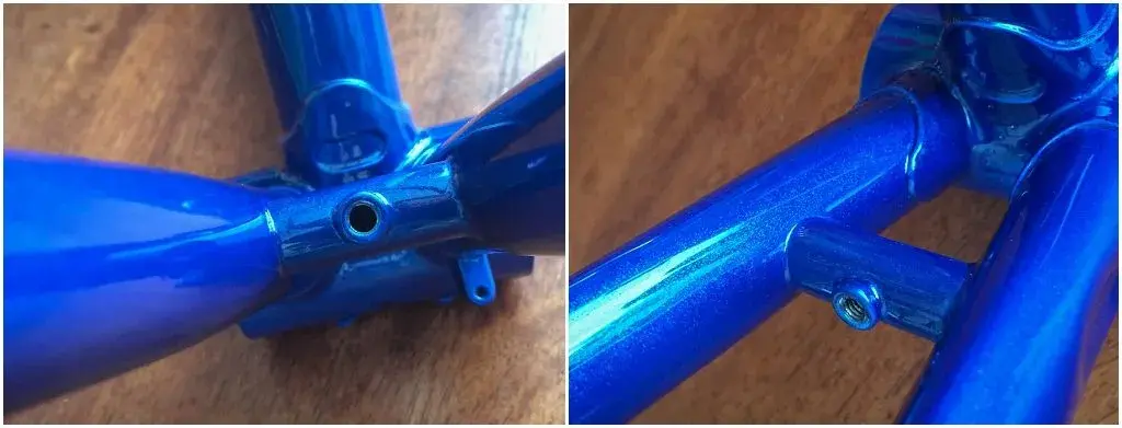 Dave Yates Frame Building Course Painted Frame Chain Stay Details.webp