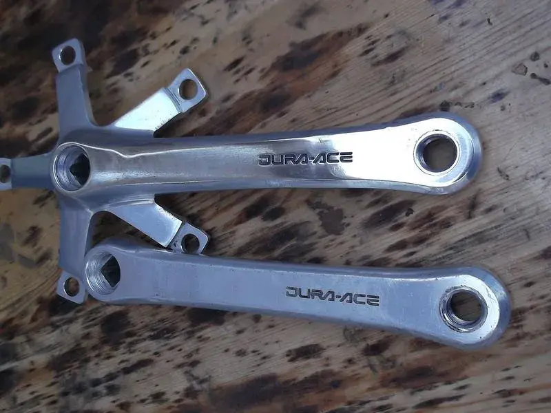 dura ace cranks polishing.webp