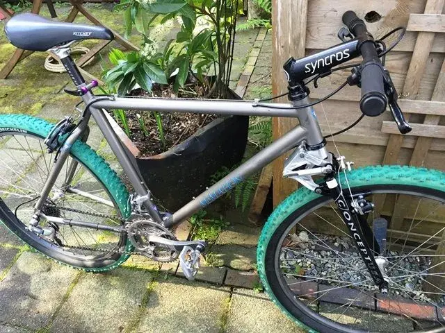 【希少】美品Vintage McMahon Titanium Fork 1989 For Sale - McMahon Ti MRC Suspension Fork Shaka | Retrobike