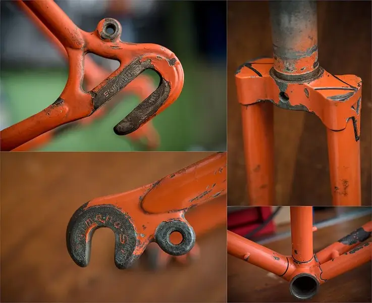 Denton (Mercian Olympic) 1976 Reynolds 531 Fr No 14876 Frame Detail.webp