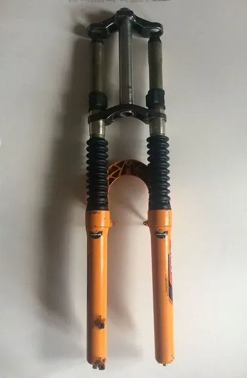 Manitou X-Vert R dual crown forks + poss X-Vert Ts SOLD