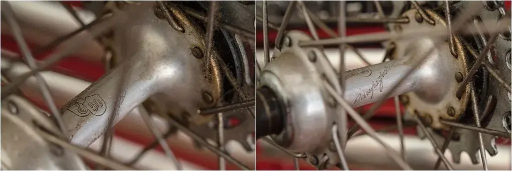 SB6398 SBDU Ilkeston Reynolds 753R Campagnolo Super Record 50th Anniversary Hubs Before.webp