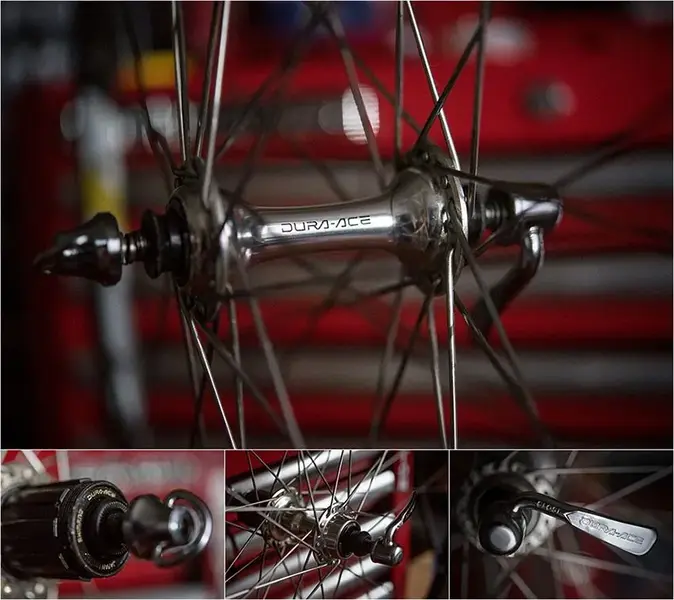 SB8868 SBDU Nottingham 753R Services des Courses Dura-Ace 7402 8 Speed Hubs.webp