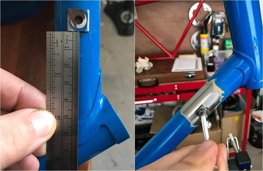 8 SB6560 1984 531c Services des Courses Panasonic Raleigh Frame Locating Gear Lever Boss.webp