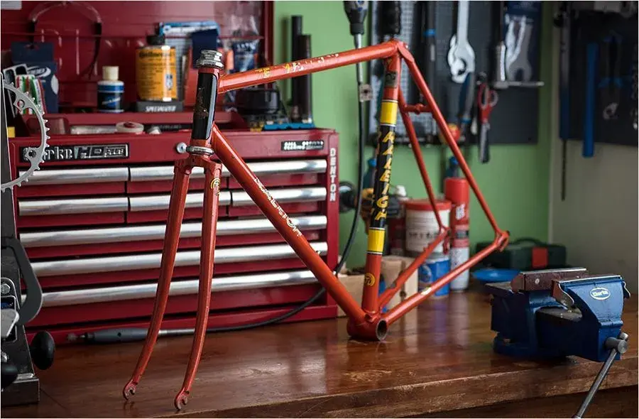 SB1861 1977 SBDU Ilkeston Reynolds 531 TI-Raleigh Team Pro Frame Restored.webp