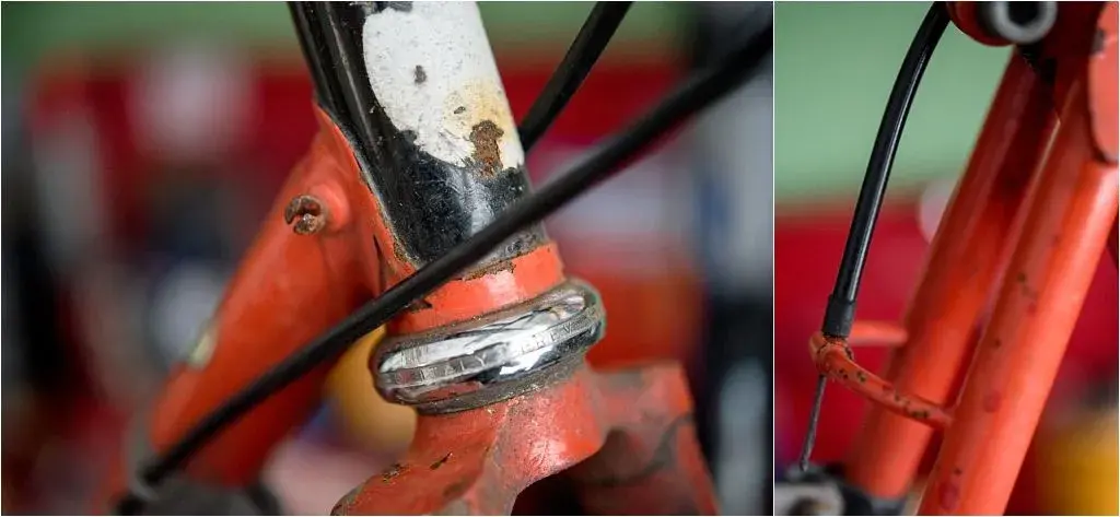 SB5084 1982 SBDU Ilkeston Reynolds 531SL Team Cyclo Cross Gear Cable Stop Brake Cable Stop.webp