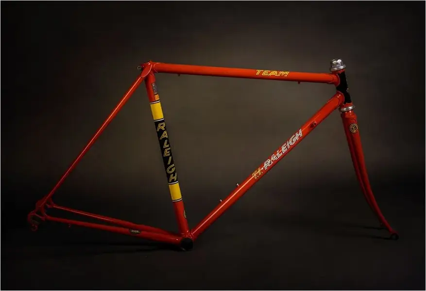 SB3505 1980 SBDU Ilkeston Reynolds 753 TI-Raleigh Team Pro Studio Frame and Fork.webp