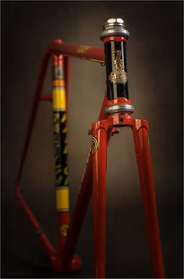 SB3505 1980 SBDU Ilkeston Reynolds 753 TI-Raleigh Team Pro Studio Frame Front.webp
