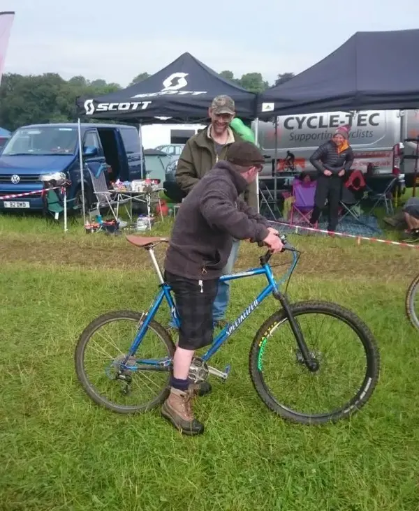 Nobby trying out Velo_THM's bike.webp