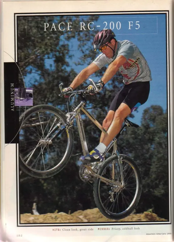 Pace RC200 F5 article: MBA July 1996 | Retrobike